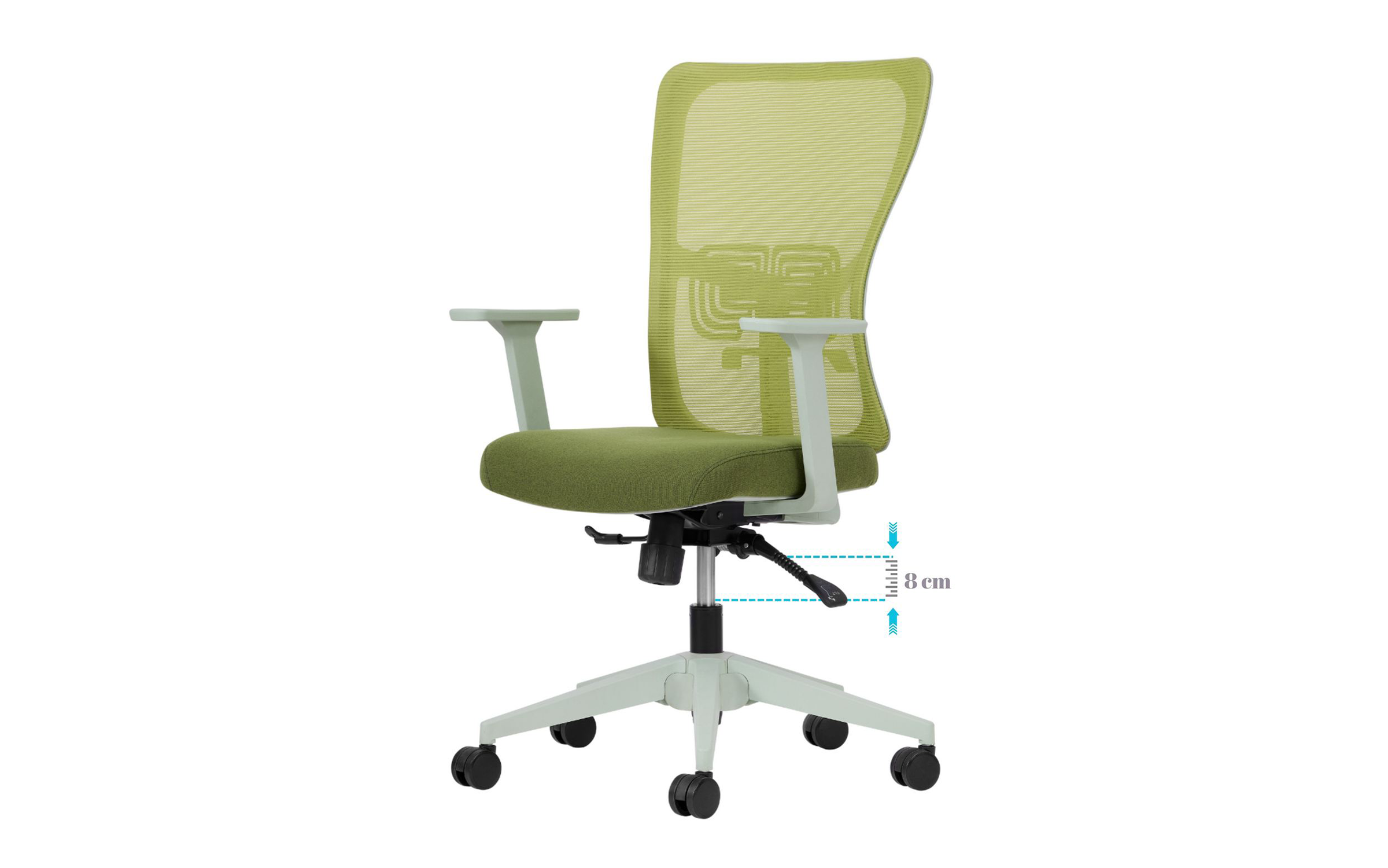 Scaun de birou Cosmo, verde  8